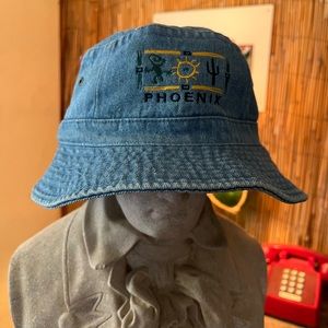 VTG denim bucket hat “PHX”